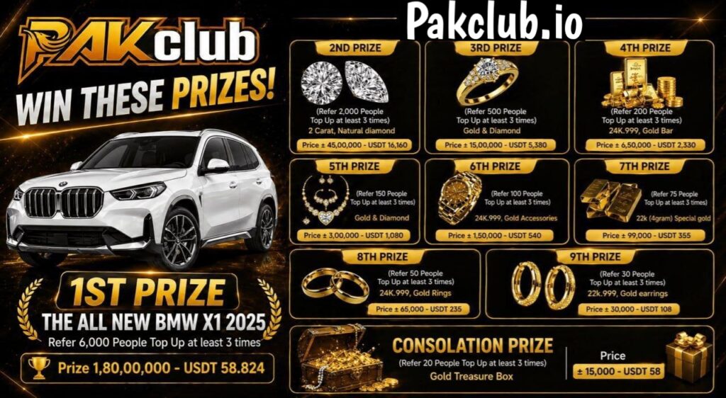 Pak Club Game Guide 5 Pak Club referral reward agent bonuses